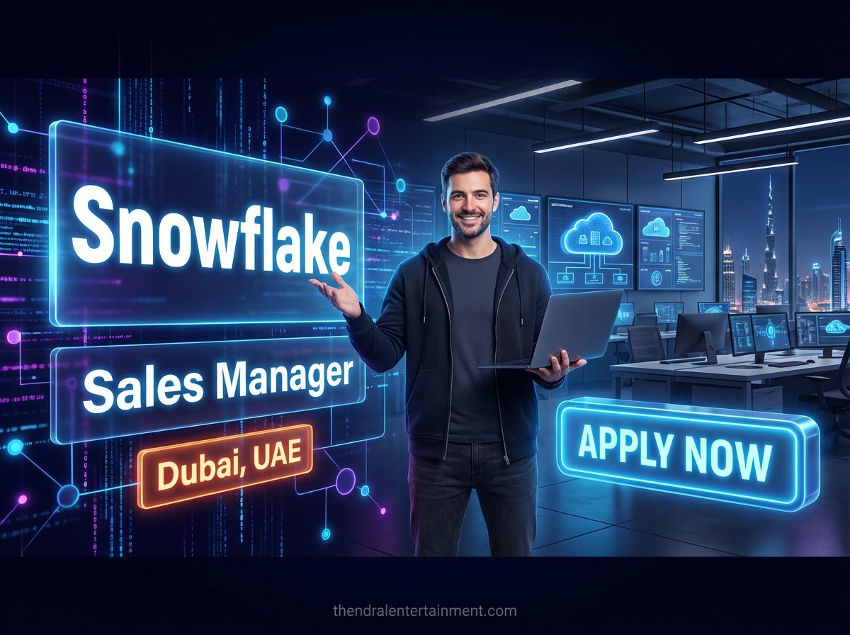 Urgent Educational Services Sales Manager Job in Dubai at Snowflake