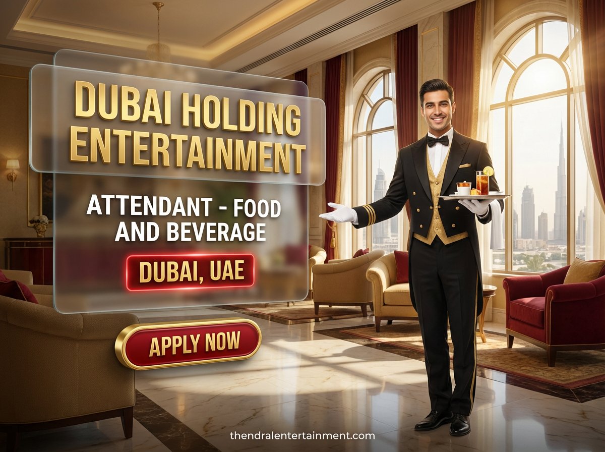 F&B Attendant Job at Dubai Holding in Dubai 2026 | Apply Now