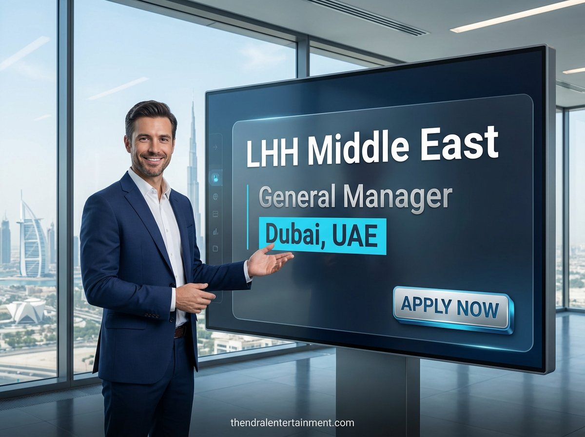 General Manager Job in Dubai at LHH 2026 | Tax-Free Salary + Visa