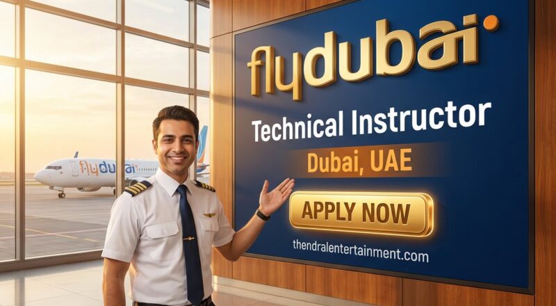 Urgent Ground Technical Instructor Job in Dubai at flydubai 2026 | Tax-Free Salary + Visa