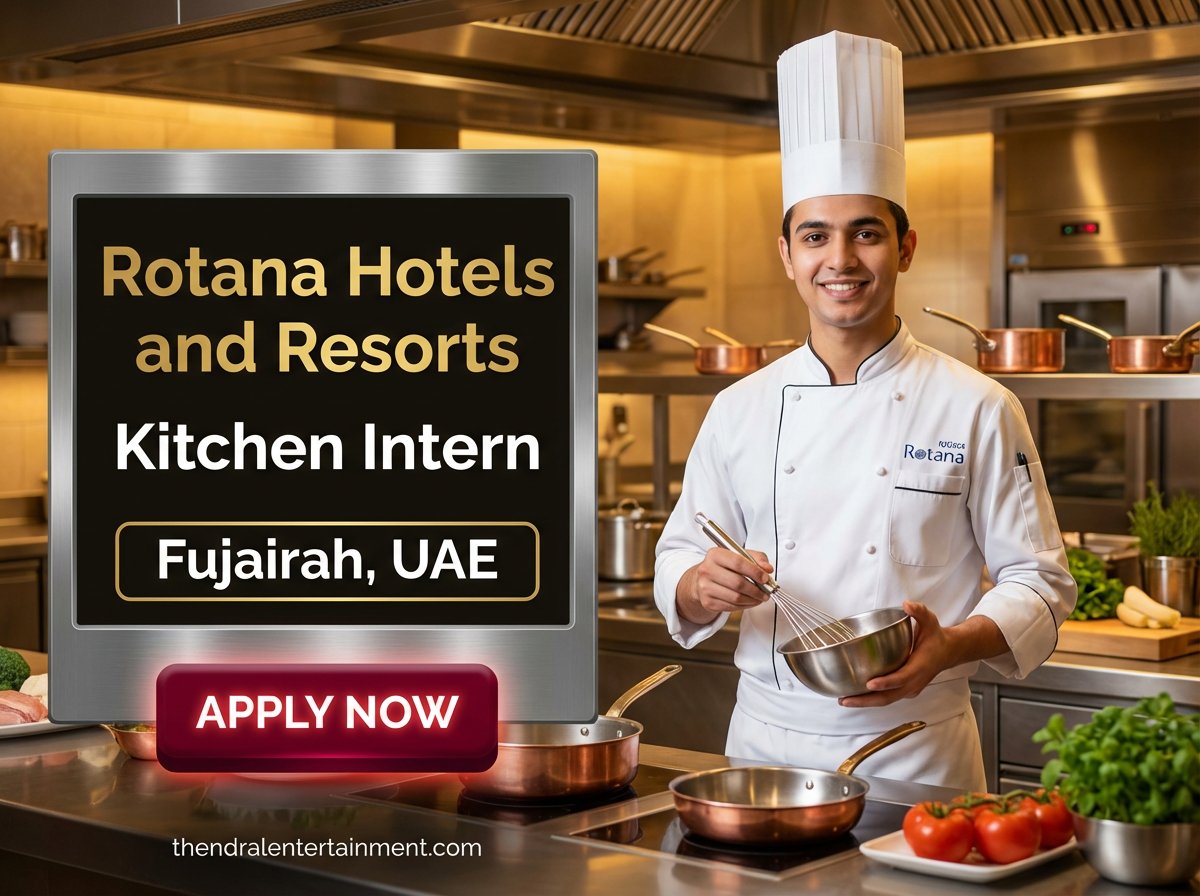 Kitchen Internship at Rotana in Fujairah 2026 | Urgent Hiring