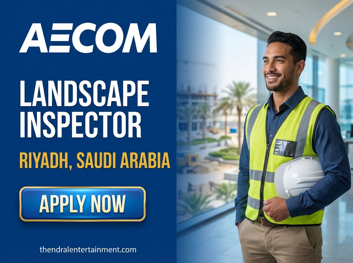 Landscape Inspector at AECOM in Riyadh 2026 | Tax-Free Salary