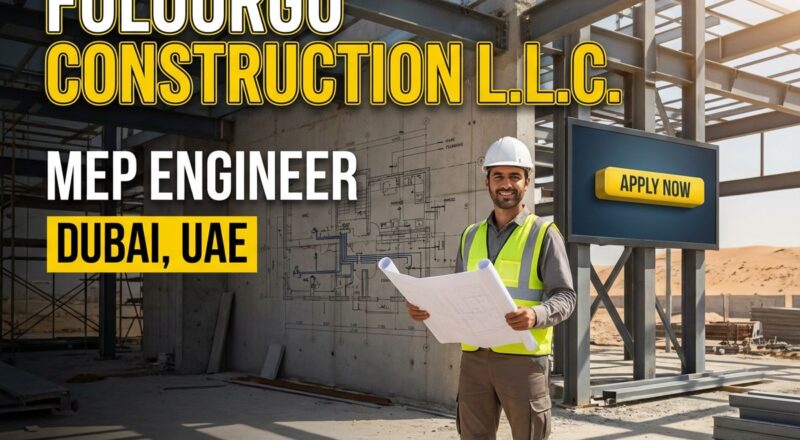 MEP Engineer Job at Folourgo Construction Dubai 2026 | Apply Now