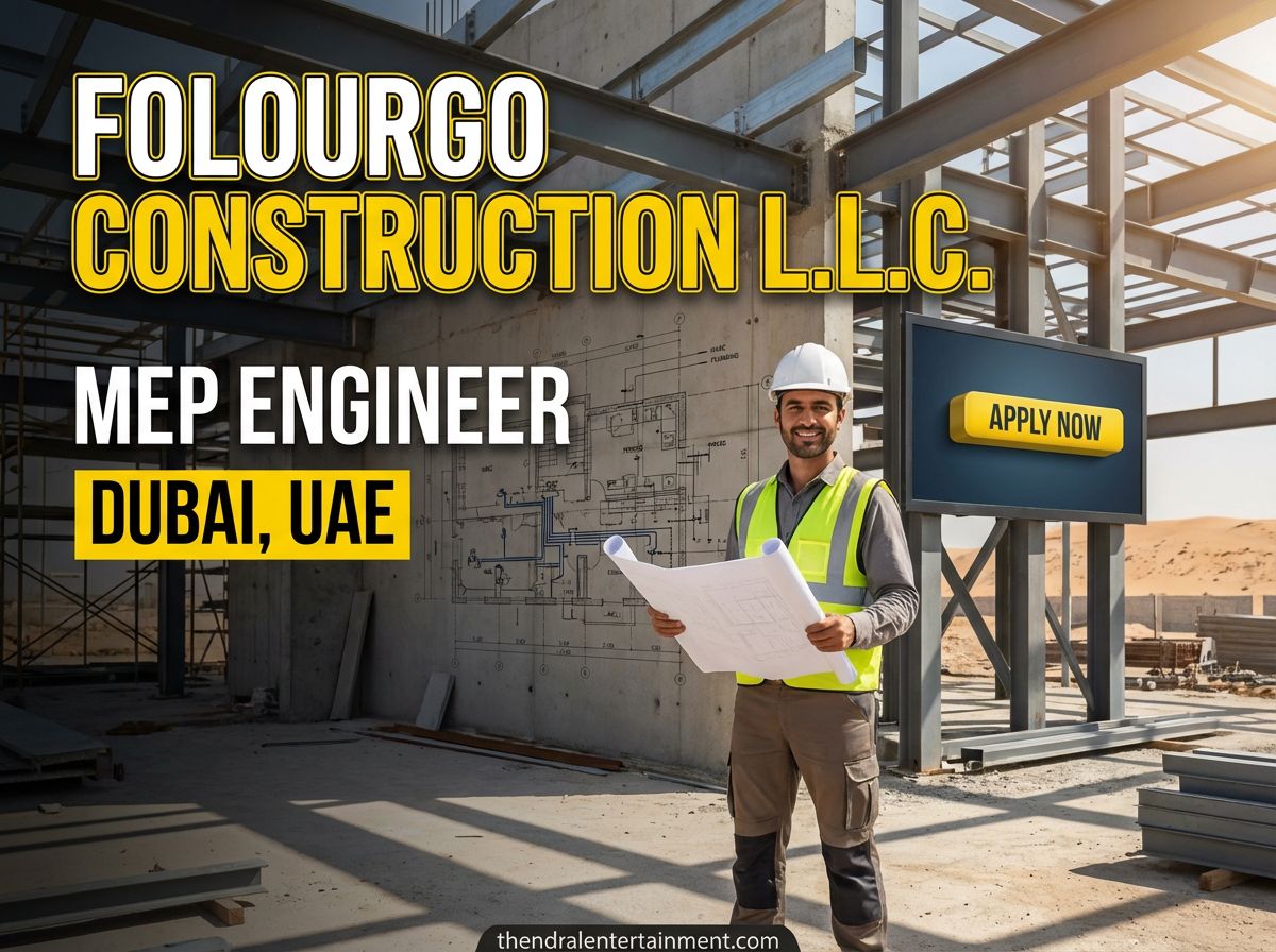 MEP Engineer Job at Folourgo Construction Dubai 2026 | Apply Now