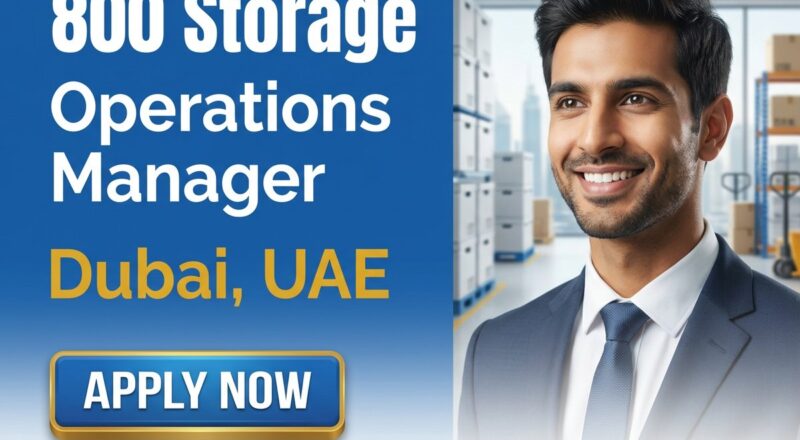 MEP Technician Job at 800 Storage Dubai 2026 | Visa + Tax-Free Salary