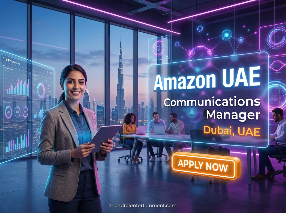 PR Manager Job at Amazon in UAE 2026 | Tax-Free Salary + Visa