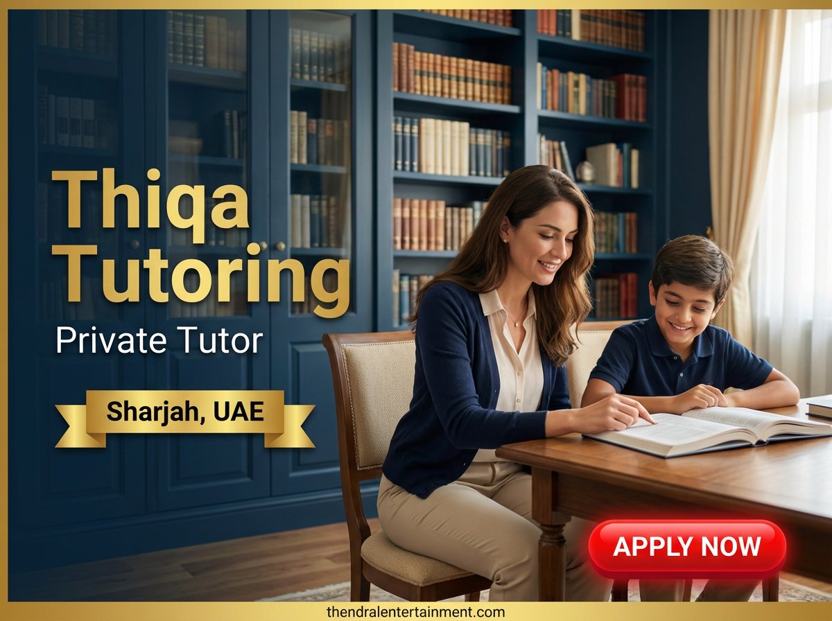 Urgent Private Tutor Job in Sharjah at Thiqa Tutoring 2026 | Tax-Free Salary