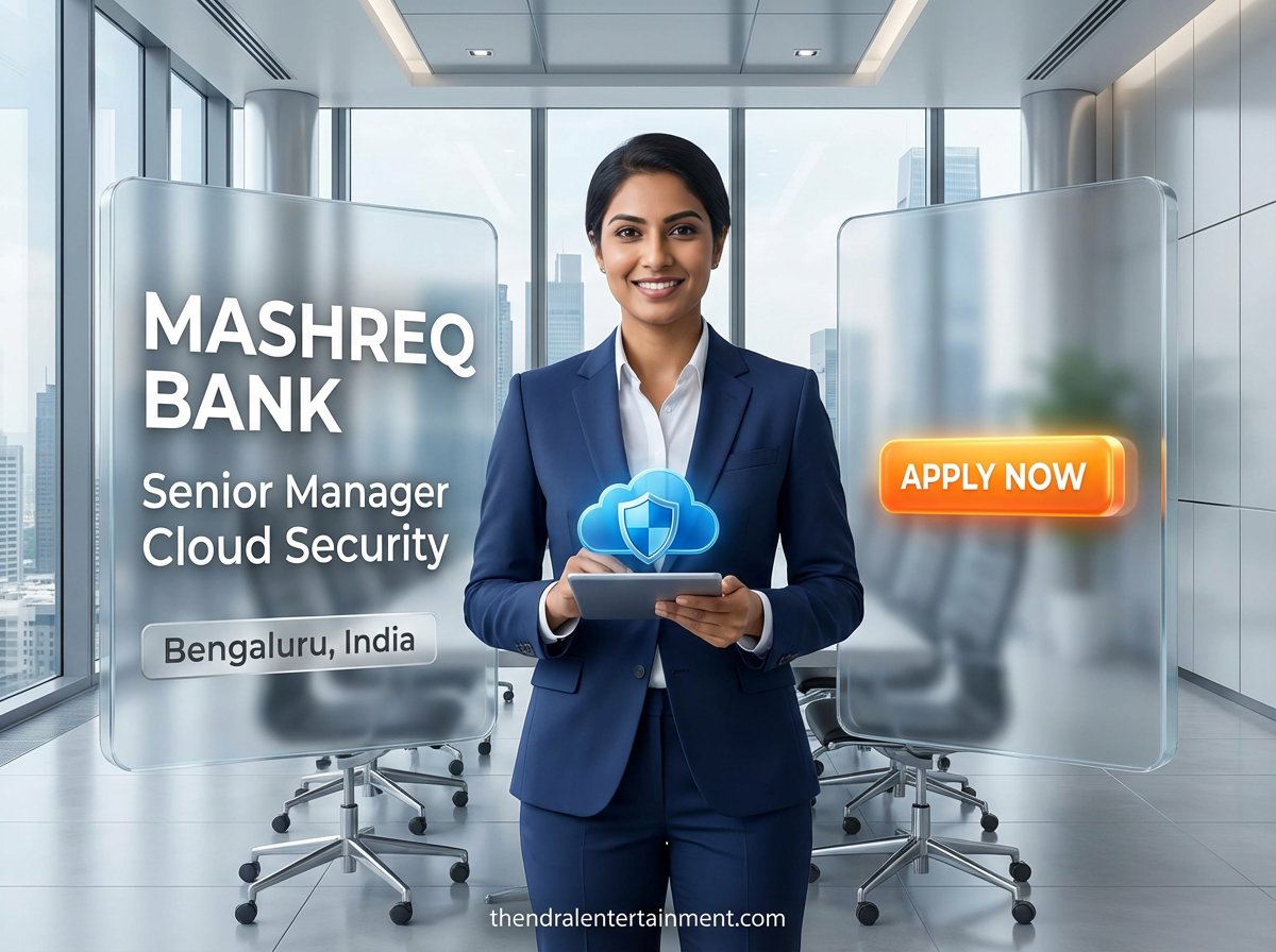 Senior Manager Cloud Security Job at Mashreq in India 2026