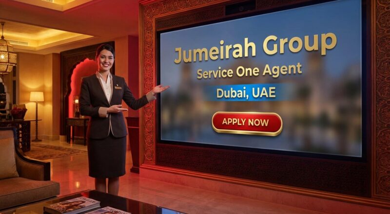 Service One Agent Job at Madinat Jumeirah in Dubai 2026 | Visa