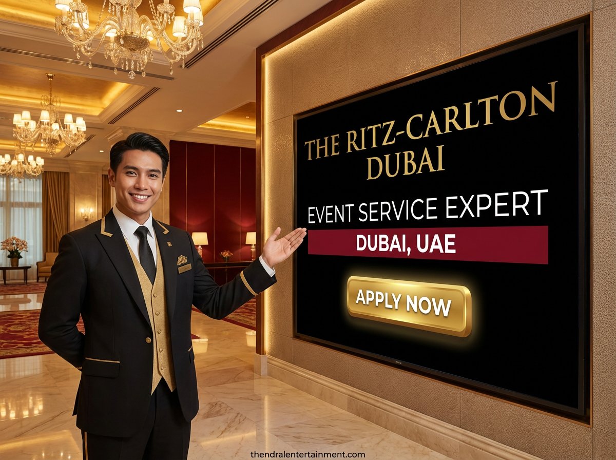 Urgent Event Service Expert Job in Dubai at Ritz-Carlton 2026