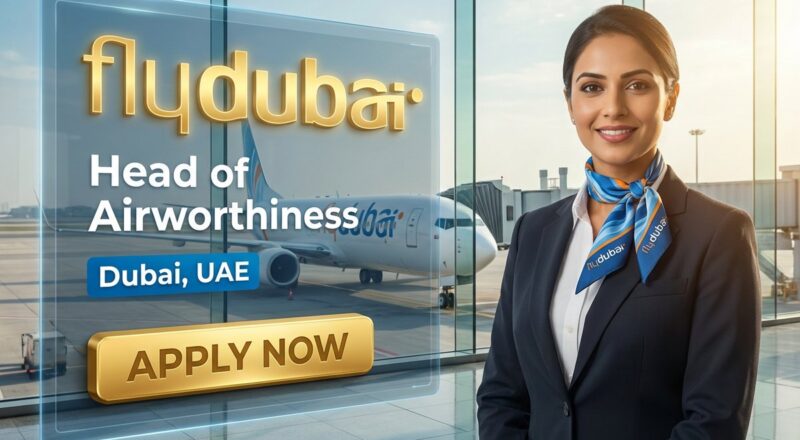 Urgent Head of Airworthiness Job in Dubai at flydubai 2026 | Tax-Free Salary + Visa