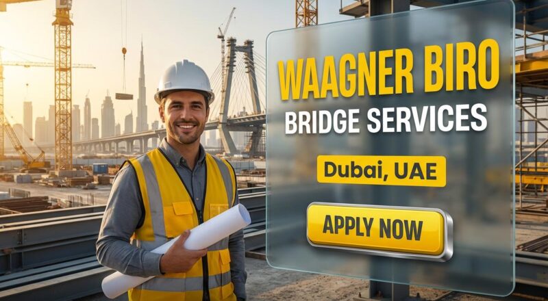 Urgent Heavy Duty Driver Job in Dubai at Waagner Biro 2026 | Tax-Free Salary