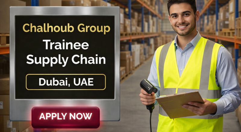 Trainee Supply Chain Job in Dubai