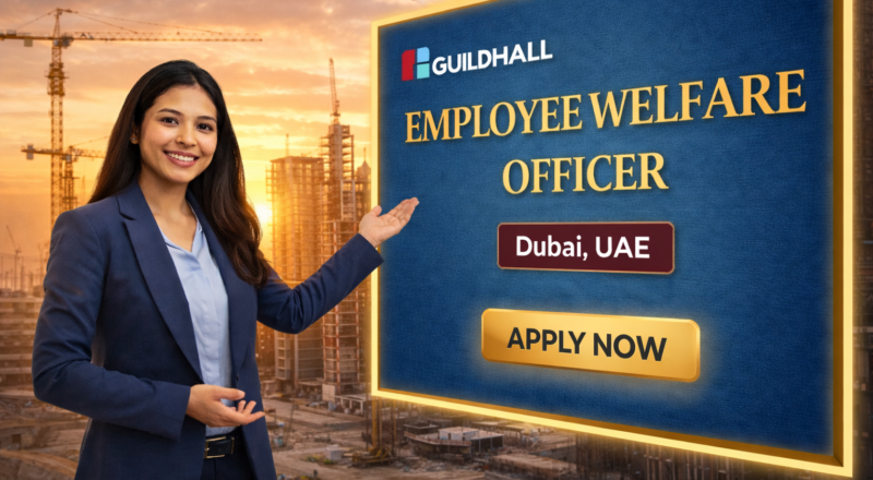 Employee Welfare Officer Job in Dubai