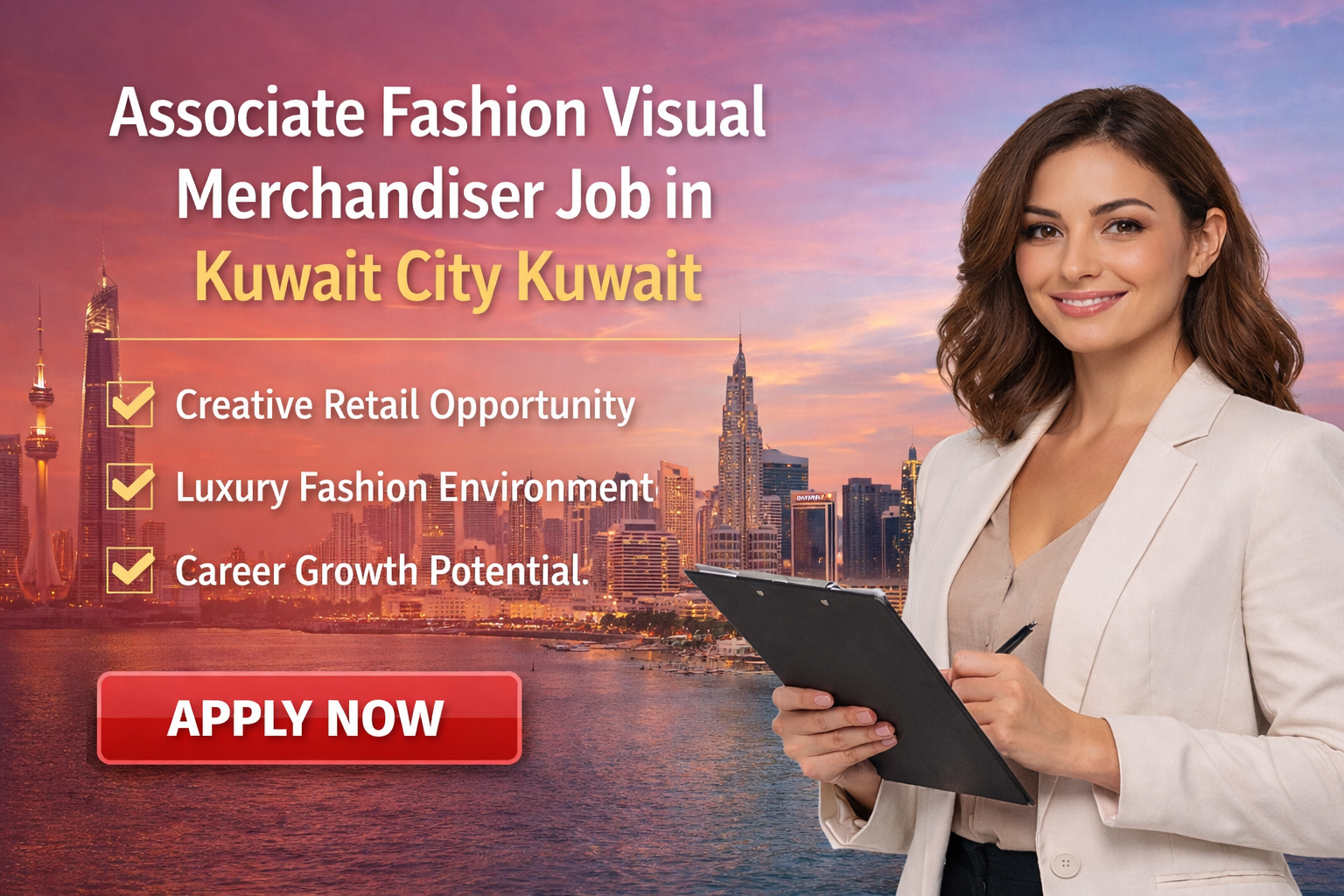 Associate Fashion Visual Merchandiser Job in Kuwait City Kuwait
