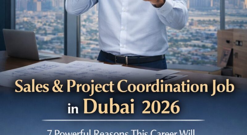 Sales and Project Coordinator Job in Dubai