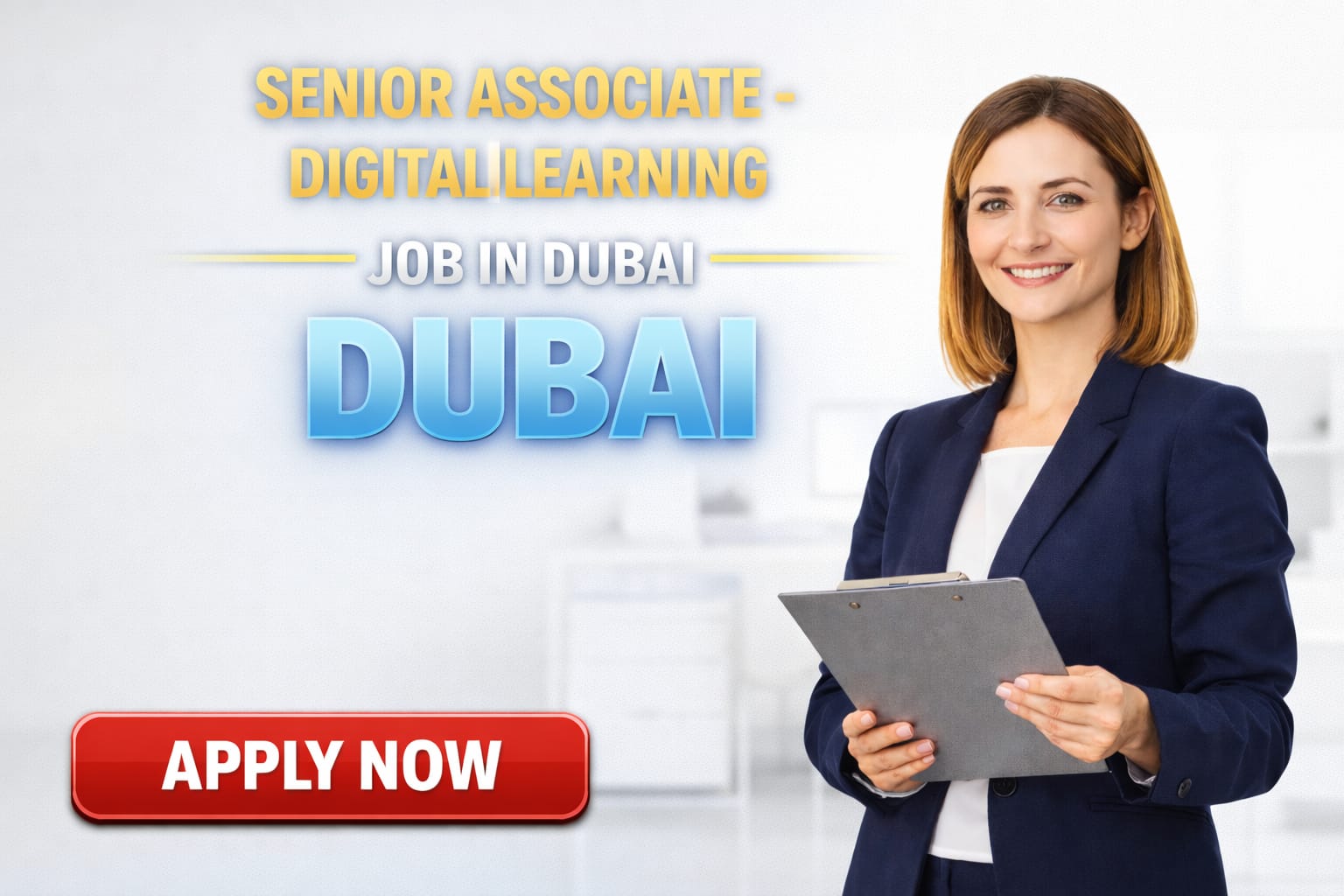 Senior Associate – Digital Learning Job in Dubai