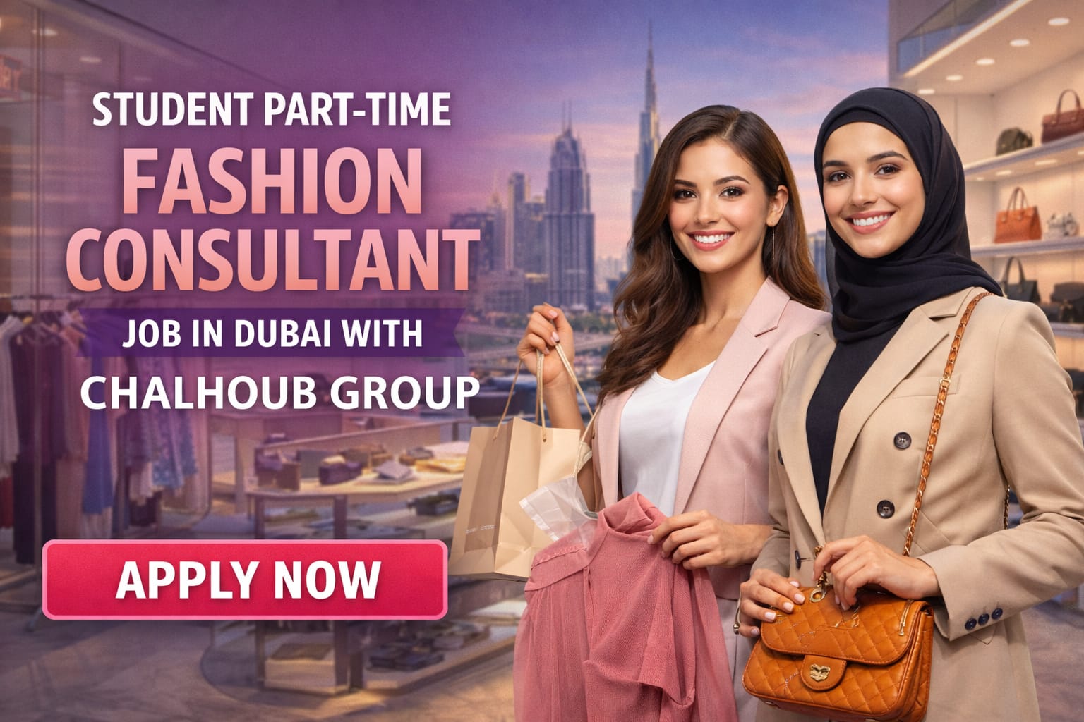 Student Part-Time Fashion Consultant Job in Dubai