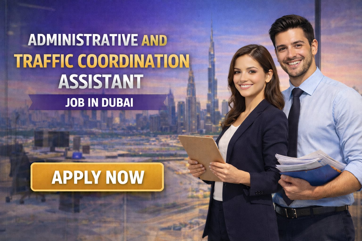 Administrative & Traffic Coordination Assistant Job in Dubai