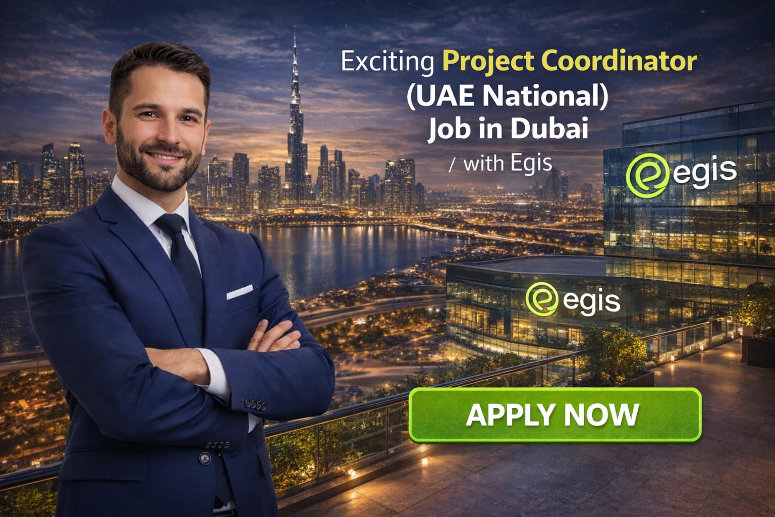 Project Coordinator (UAE National) Job in Dubai
