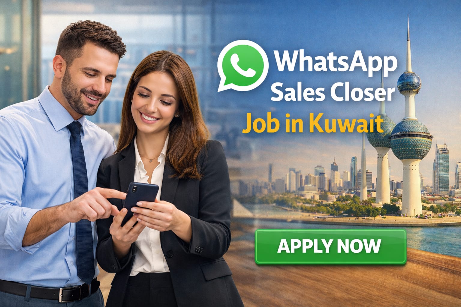 WhatsApp Sales Closer Job in Kuwait