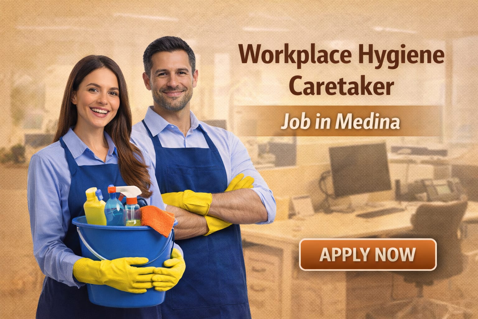 Workplace Hygiene Caretaker Job in Medina
