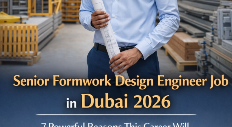 Senior Formwork Design Engineer Job in Dubai