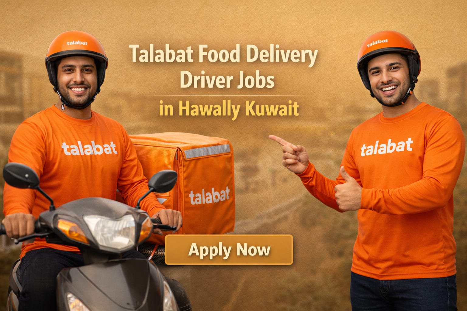 Talabat Food Delivery Driver Job in Kuwait