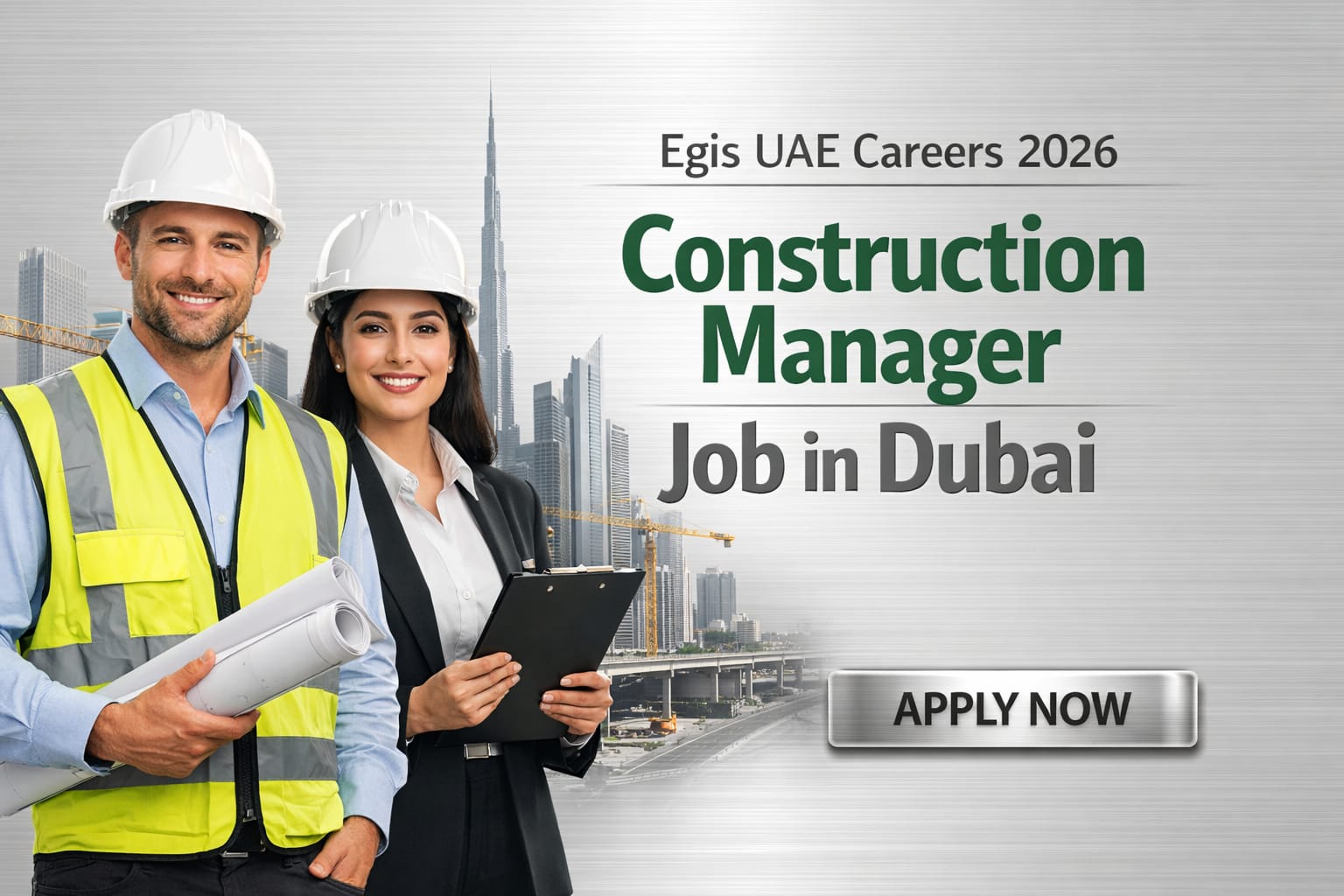 Construction Manager Job in Dubai