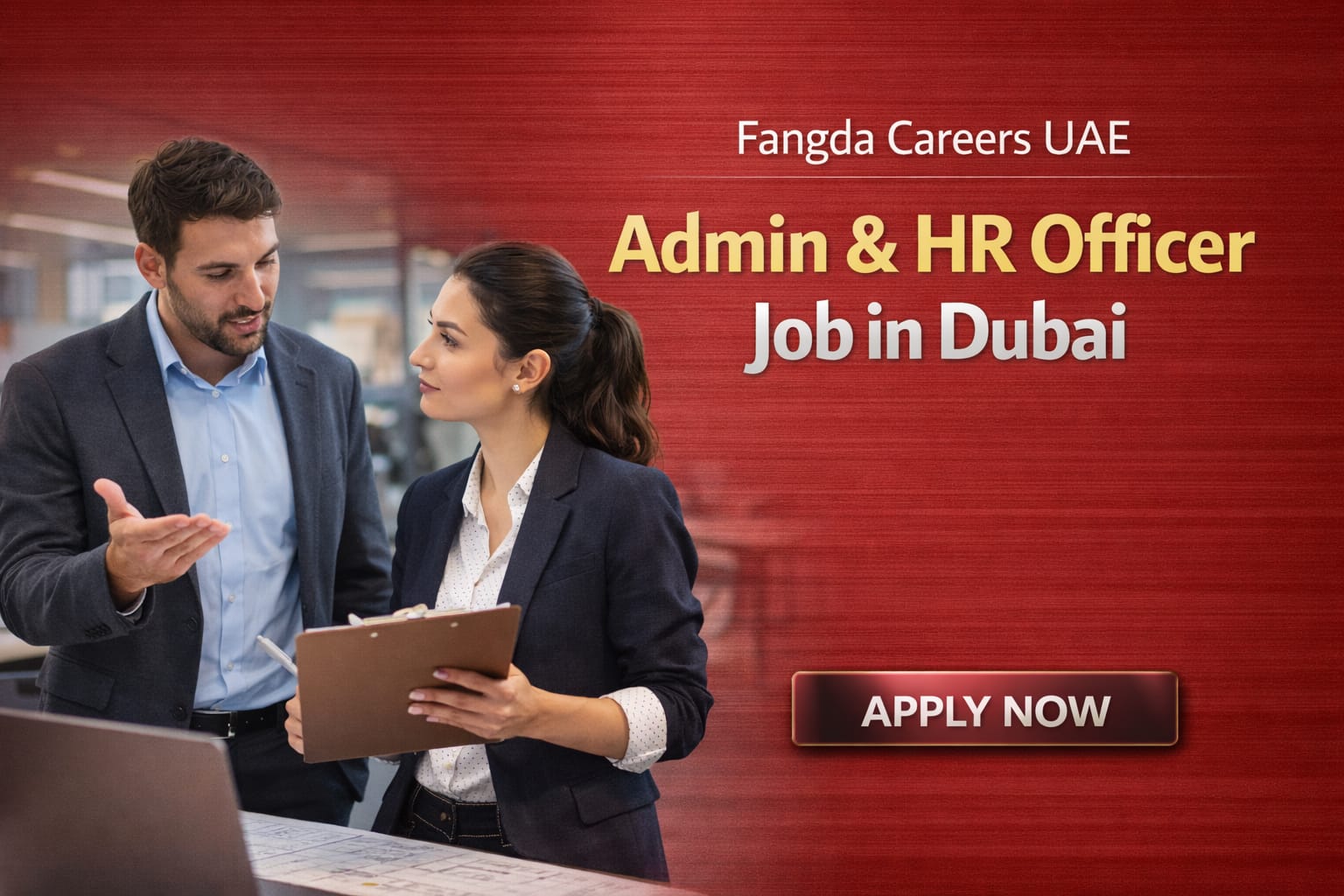 Admin & HR Officer Job in Dubai