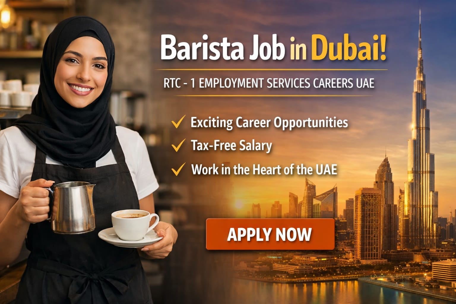 Barista Job in Dubai