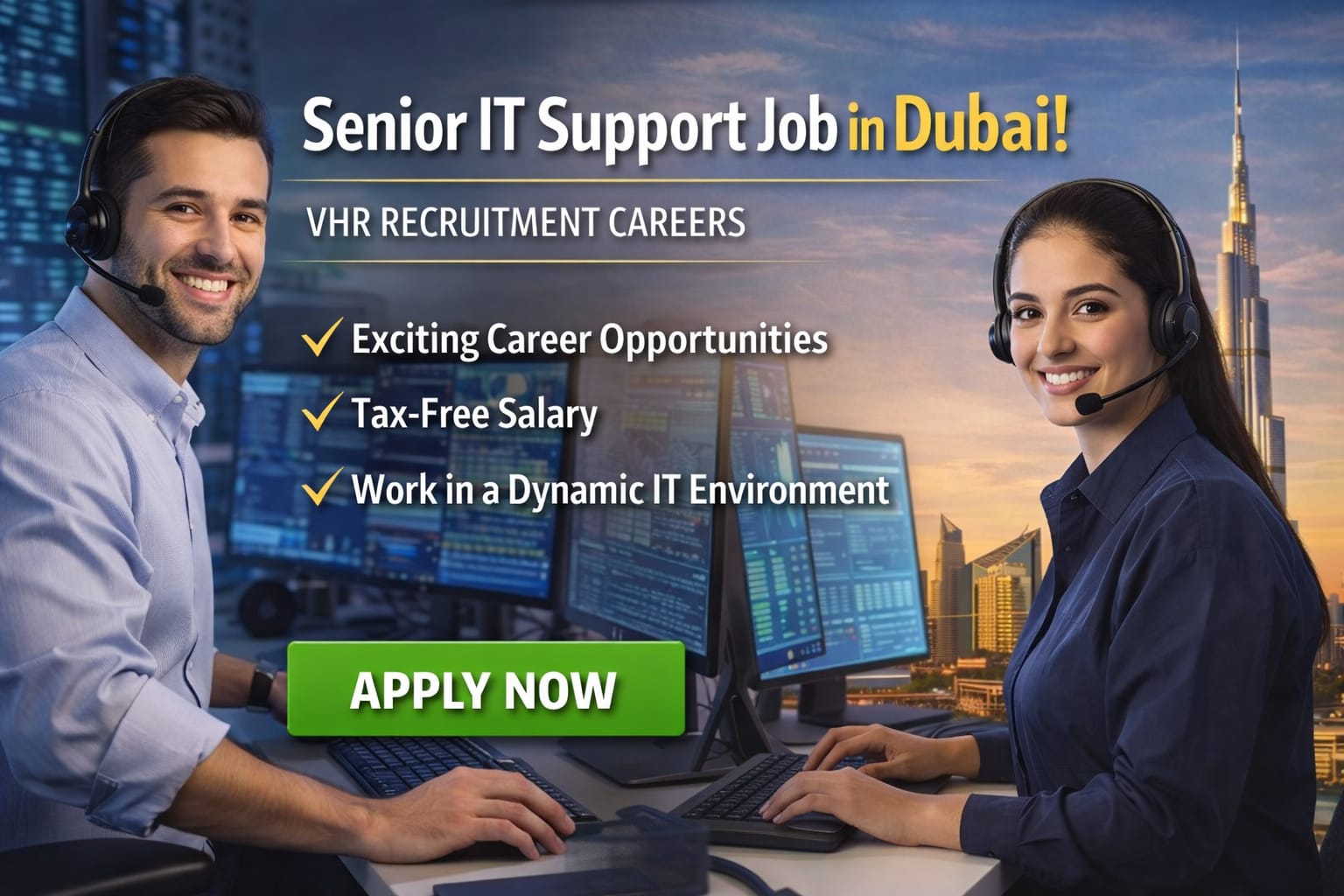 Senior IT Support Job in Dubai
