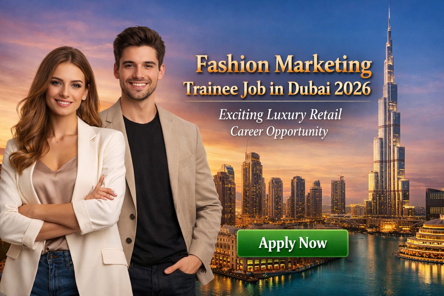 Fashion Marketing Trainee Job in Dubai