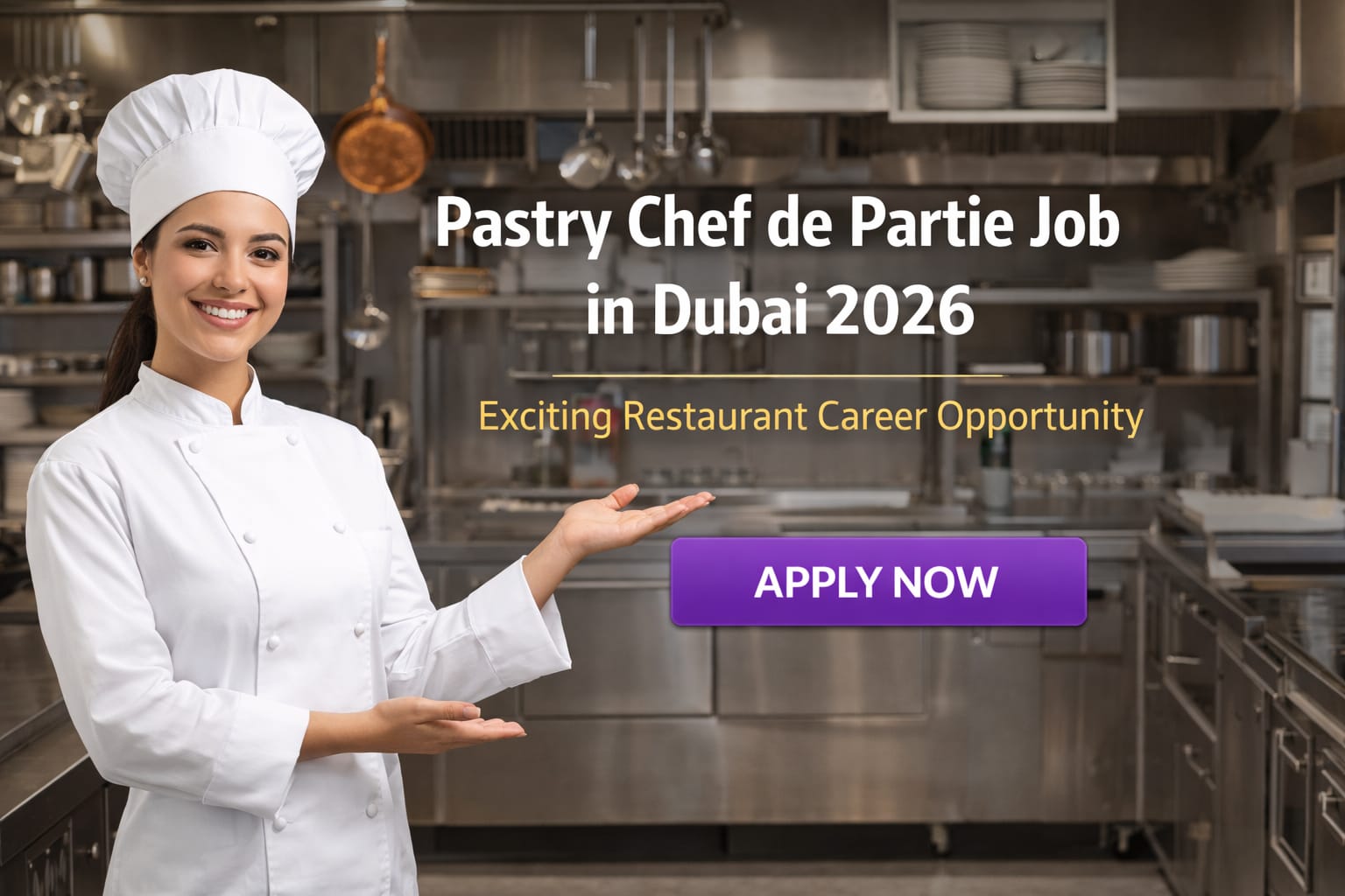 Pastry Chef De Partie Job in Dubai