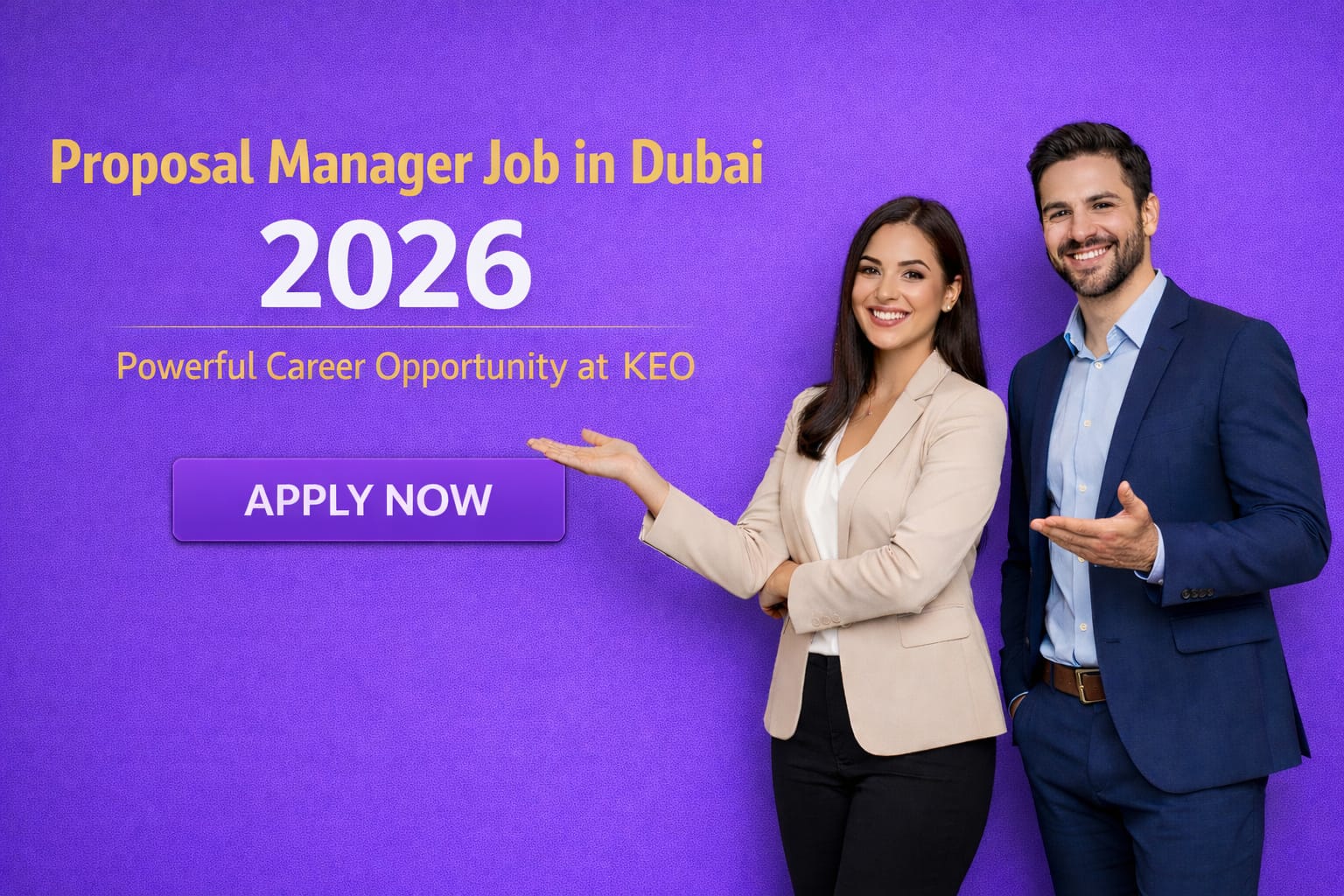 Proposal Manager Job in Dubai