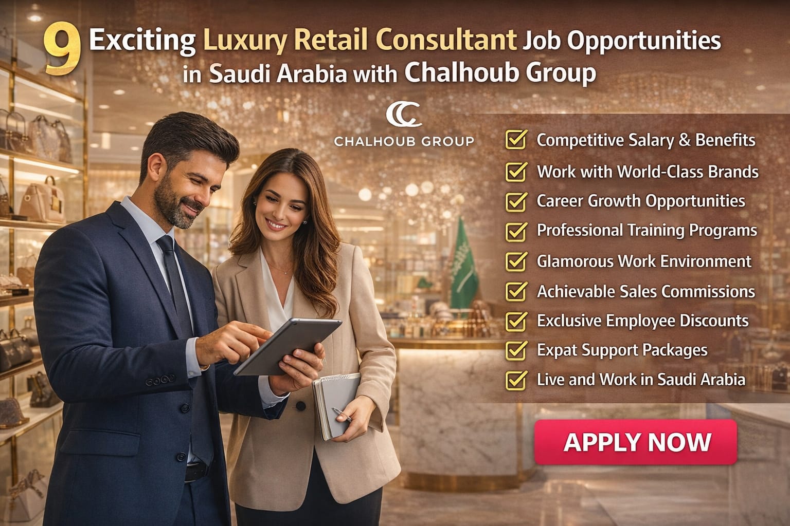 Luxury Retail Consultant Job in Saudi Arabia