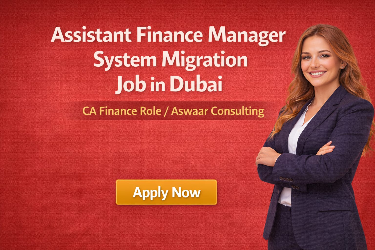 Assistant Finance Manager System Migration Job in Dubai