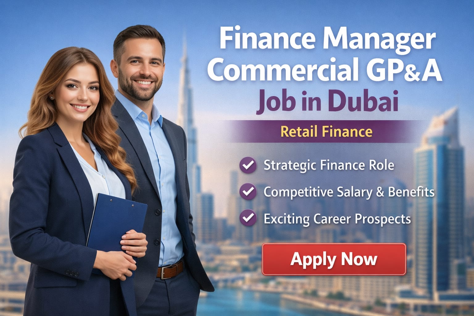 Finance Manager Commercial FP&A Job in Dubai