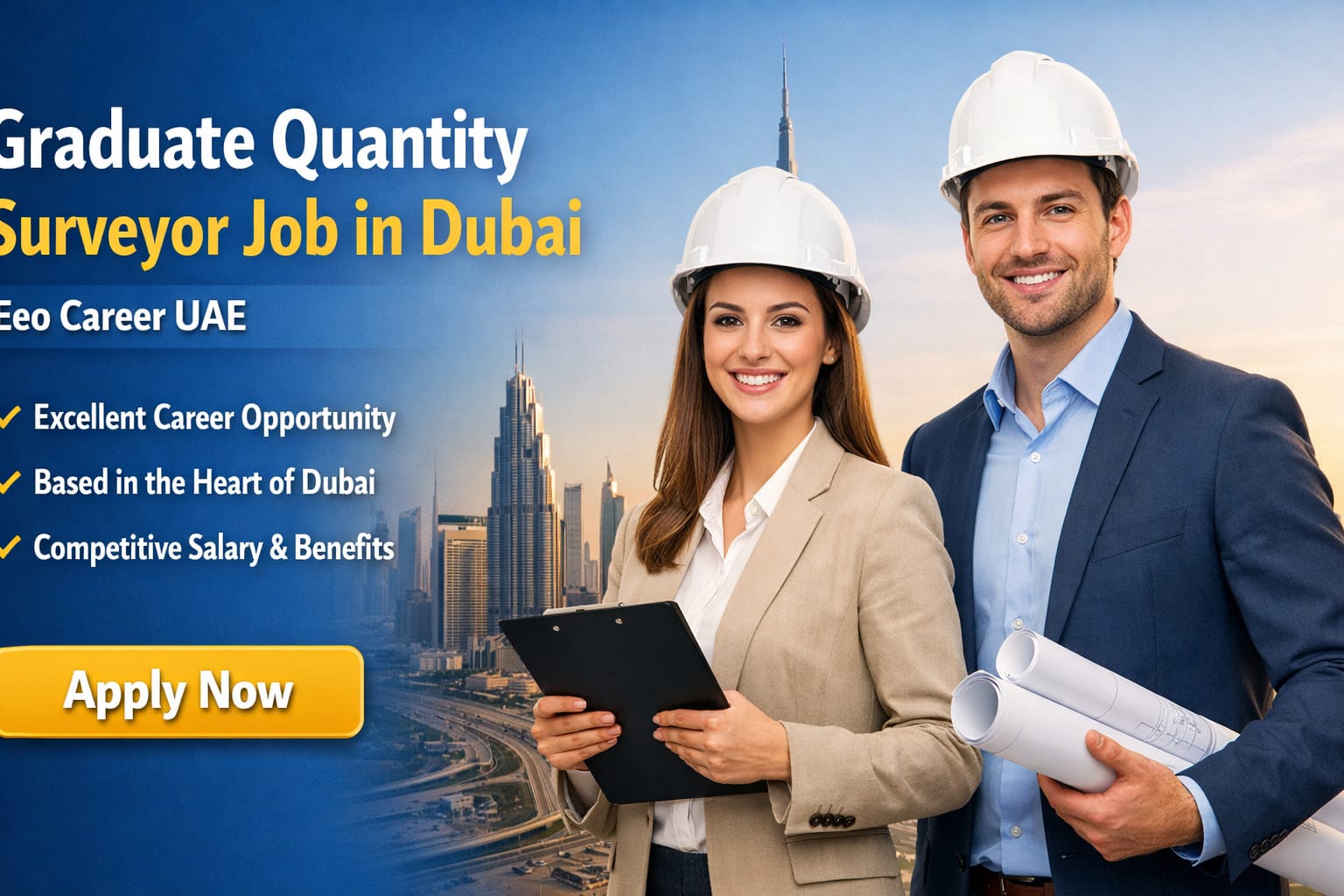 Graduate Quantity Surveyor Job in Dubai