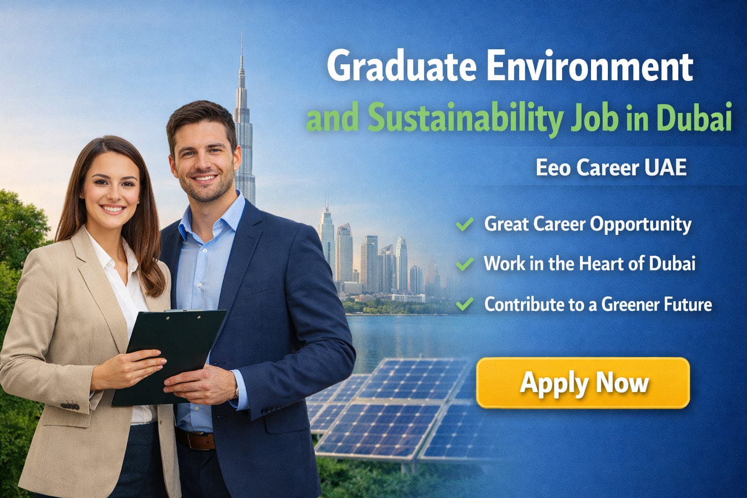 Graduate Environment and Sustainability Job in Dubai
