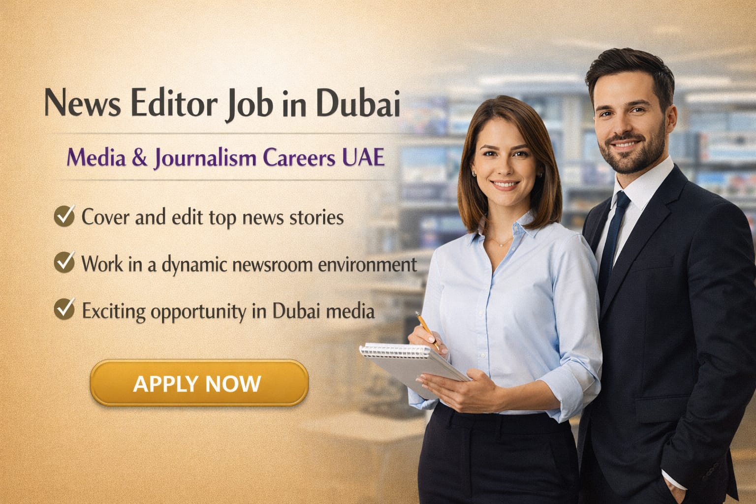 News Editor Job in Dubai