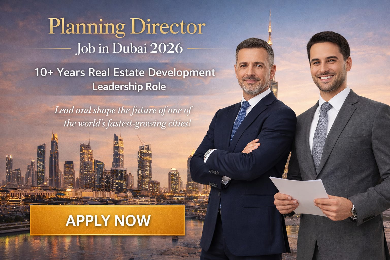 Planning Director Job in Dubai