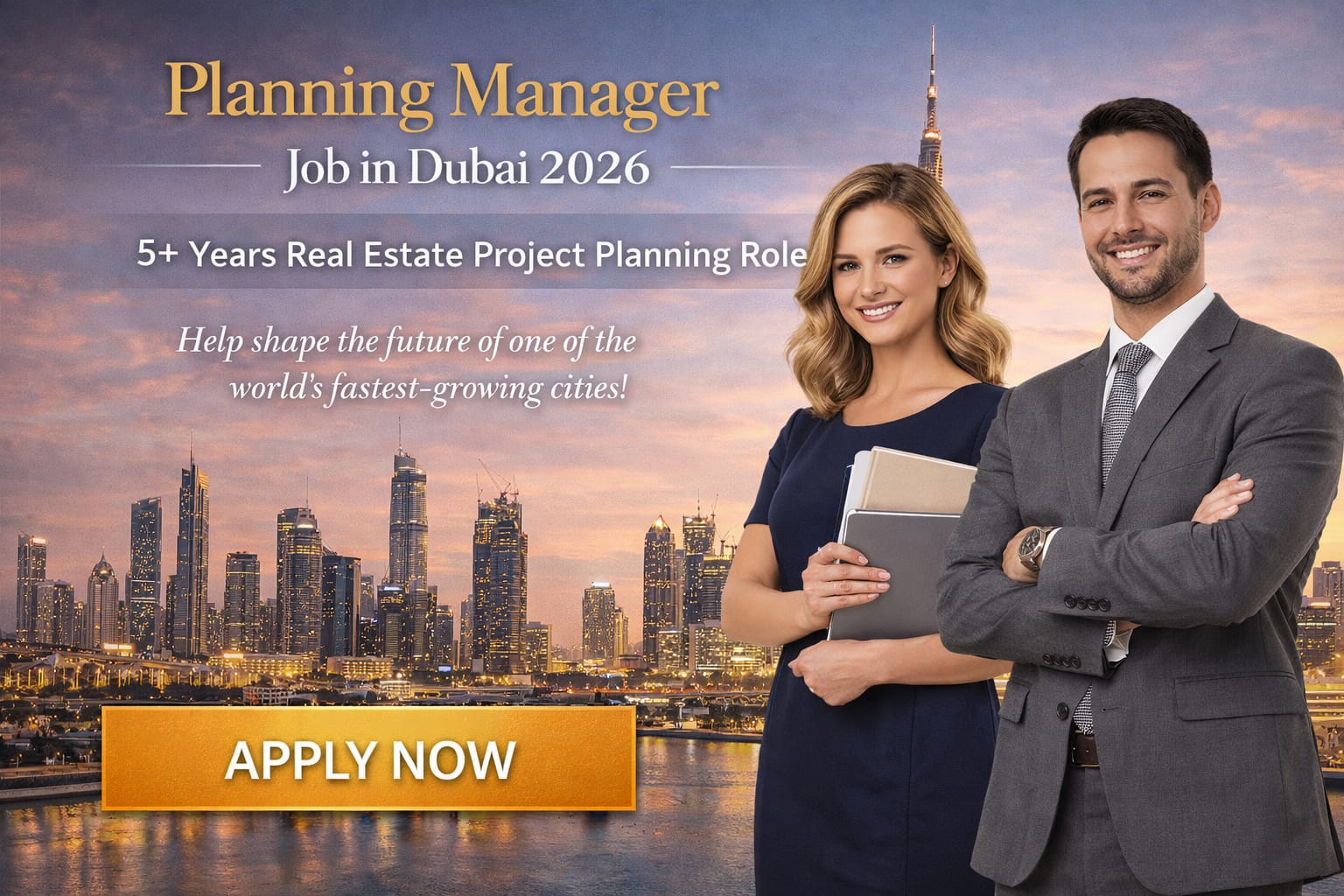 Planning Manager Job in Dubai