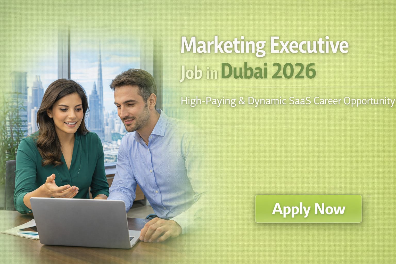 Marketing Executive Job in Dubai