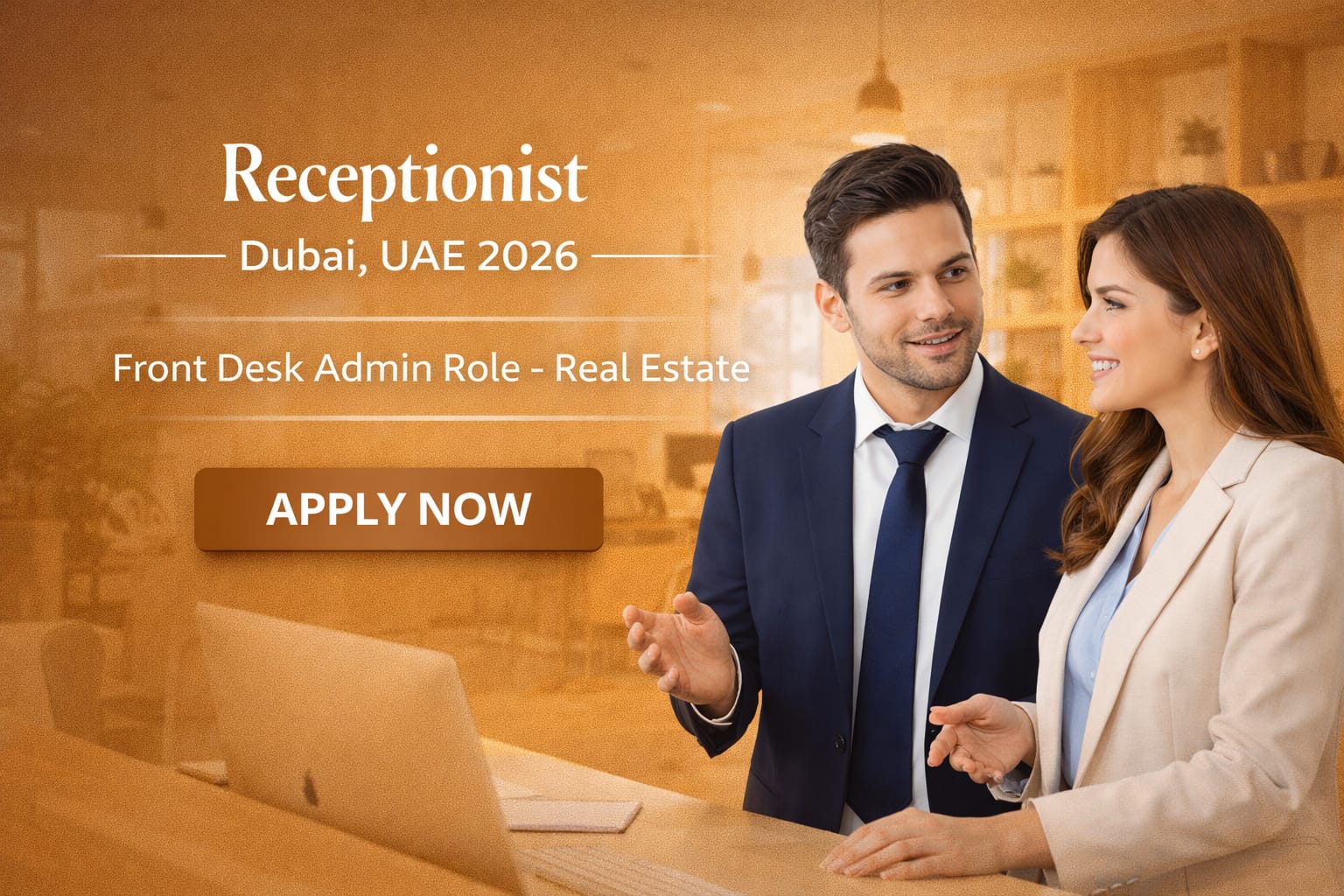 Receptionist Job in Dubai