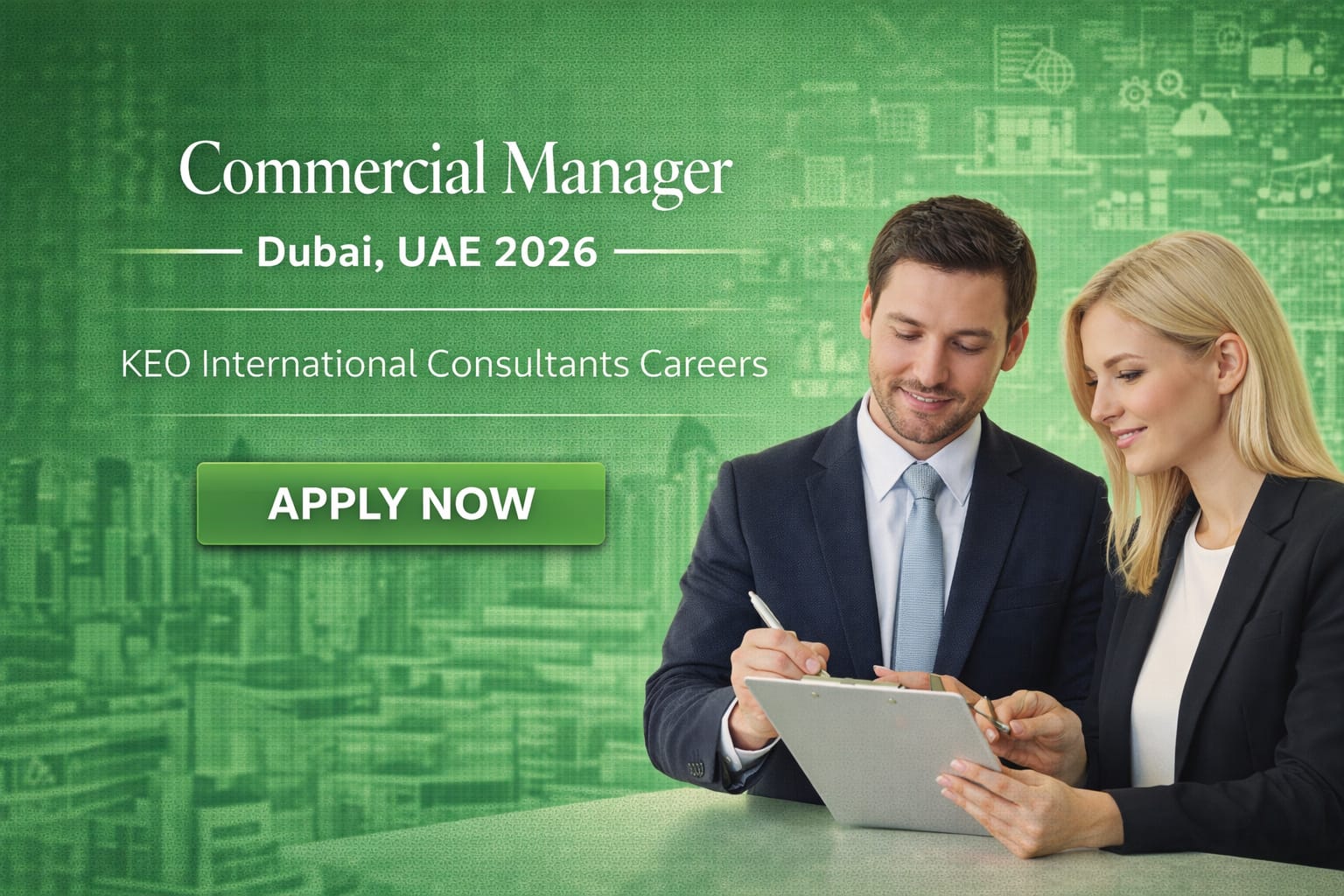Commercial Manager Job in Dubai