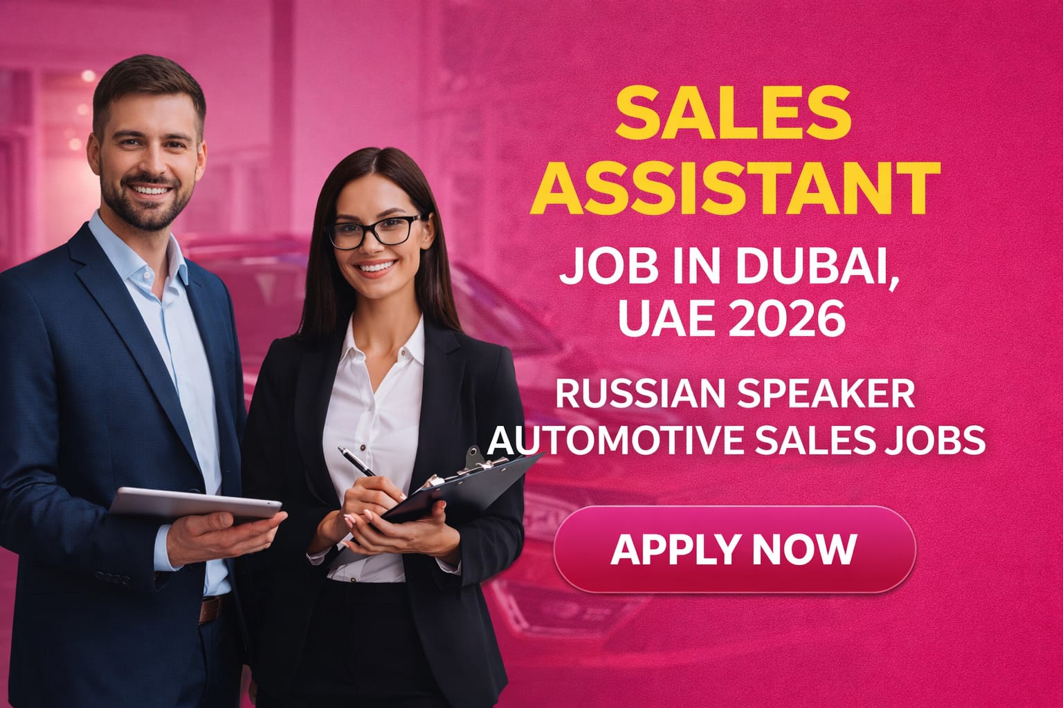 Sales Assistant Job in Dubai