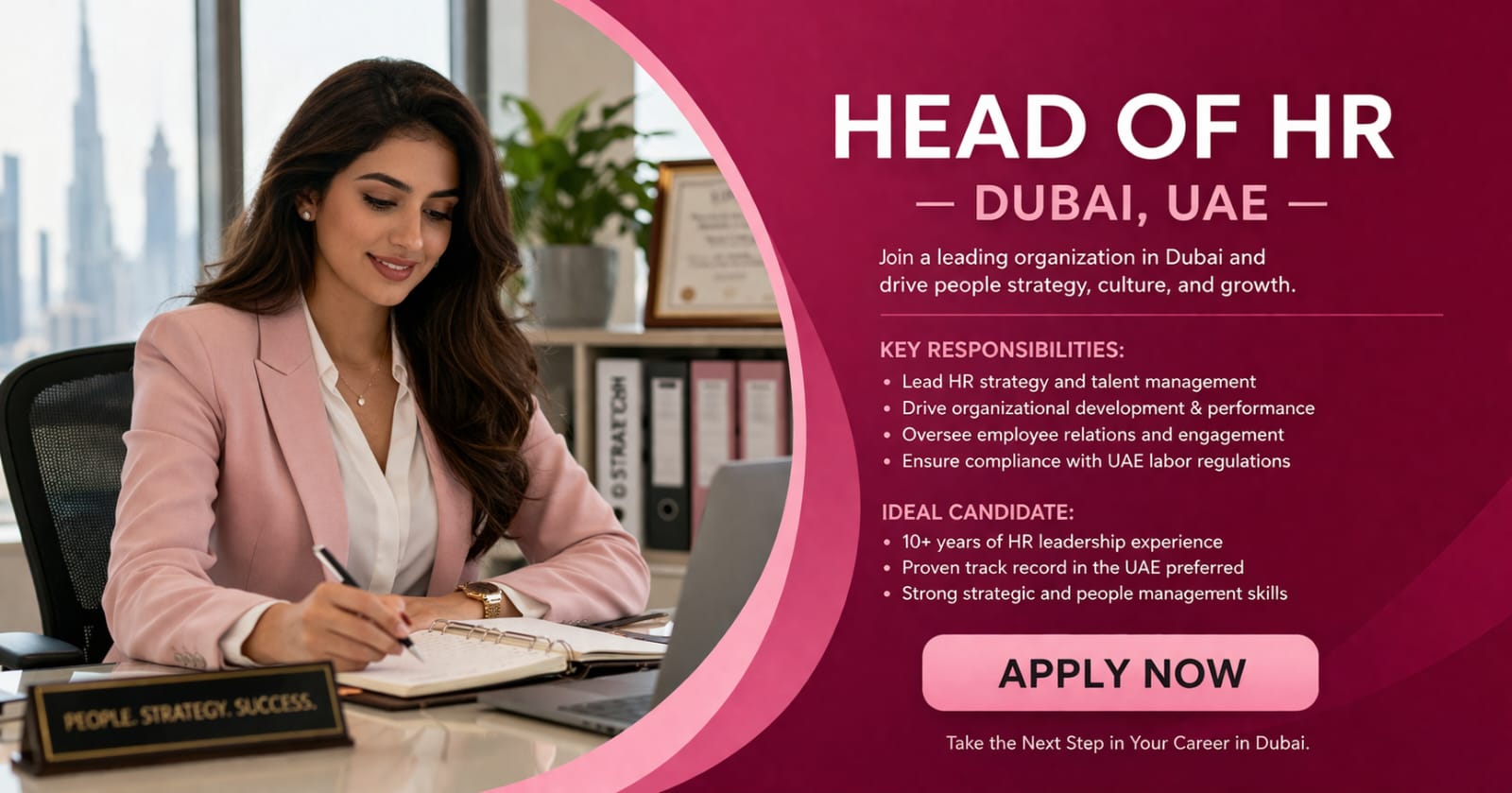 Head of HR Job in Dubai
