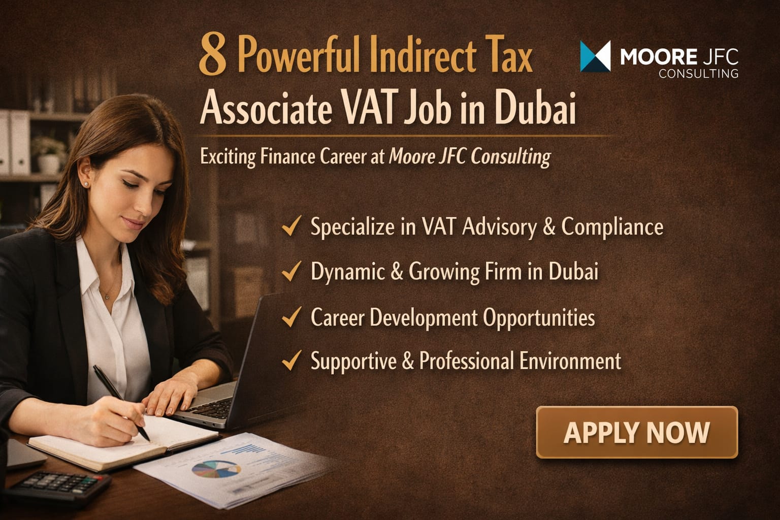 Indirect Tax Associate VAT Job in Dubai