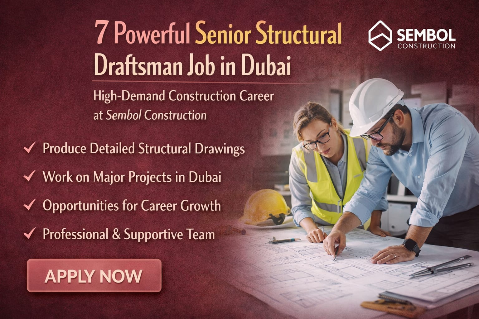 Senior Structural Draftsman Job in Dubai